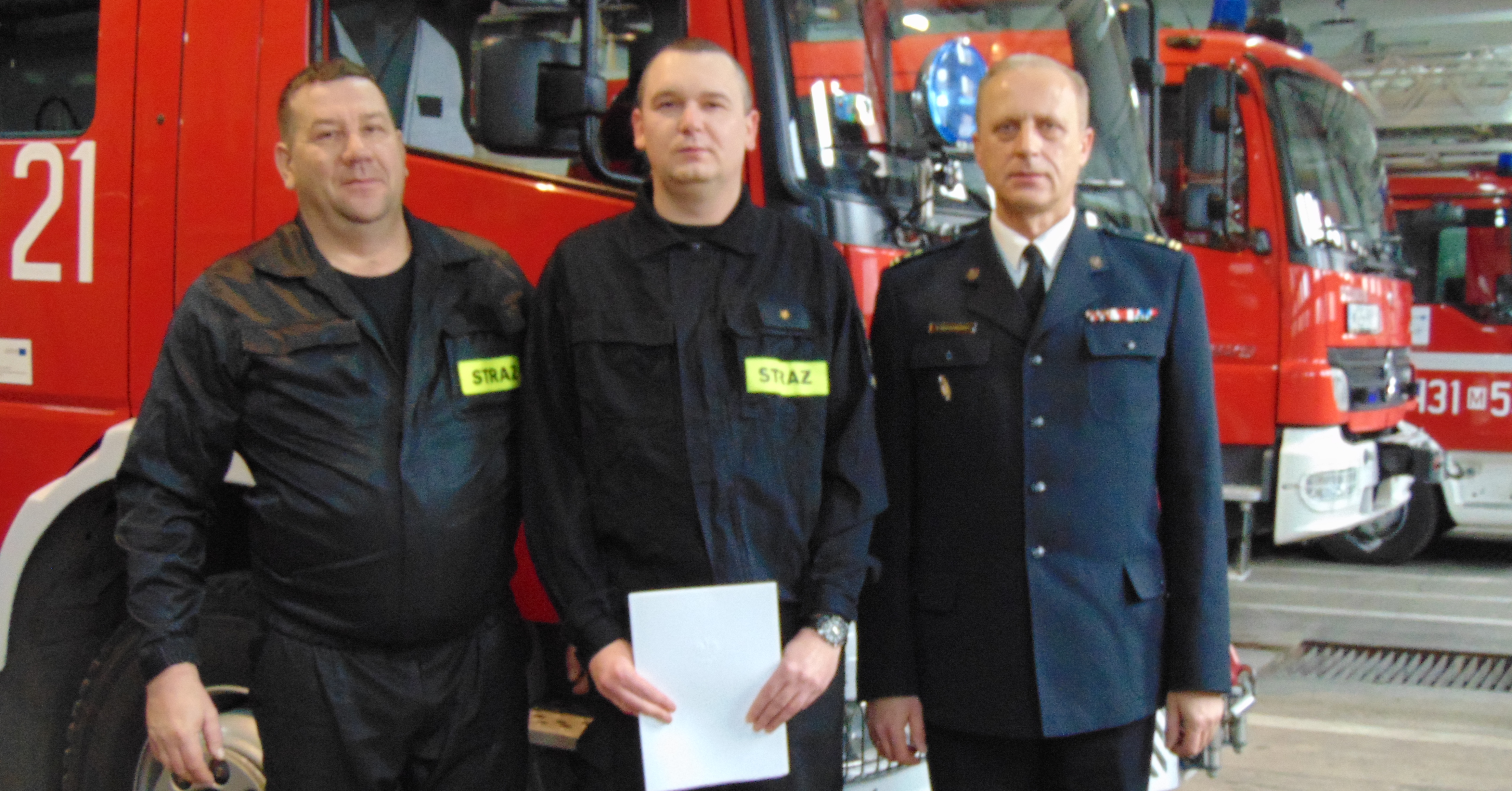 Gostyniński strażak wyróżniony nagrodą pieniężną [ZDJĘCIA]