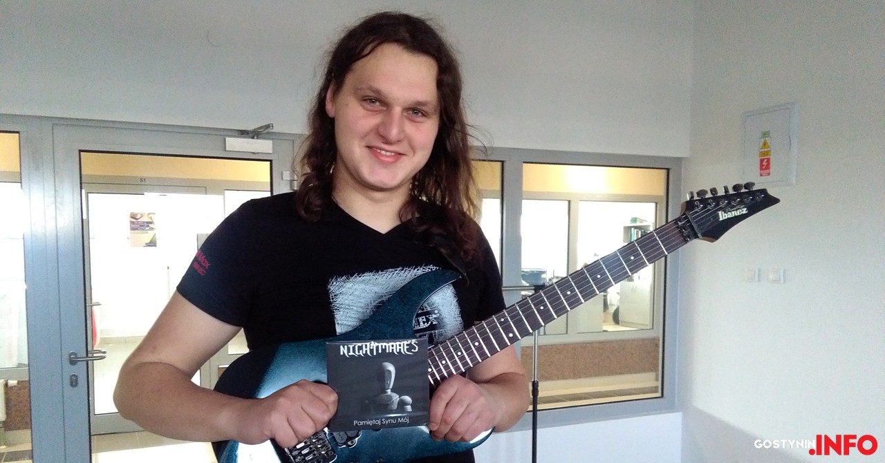 Lokalny wirtuoz gitary Dominik Janiszewski wydał płytę. Jest Ostro!