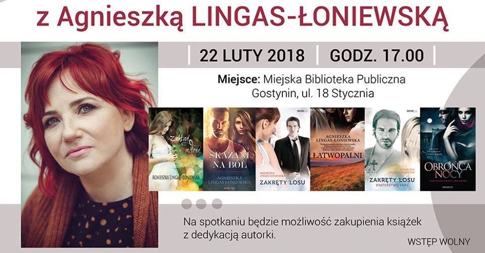 Spotkanie autorskie z Agnieszką Lingas- Łoniewską