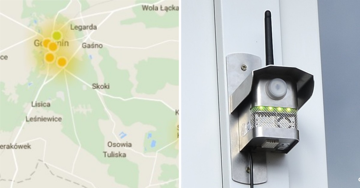 Już 9 czujników smogu działa na terenie powiatu