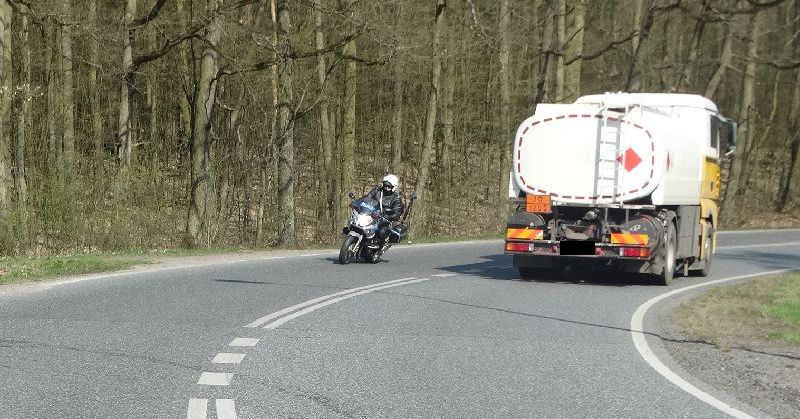 Policyjny motocykl wyjechał na gostynińskie drogi