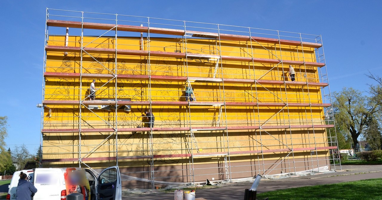 Mural w Gostyninie? Burmistrz robi tajemnicę, mieszkańcy już wiedzą [ZDJĘCIA]