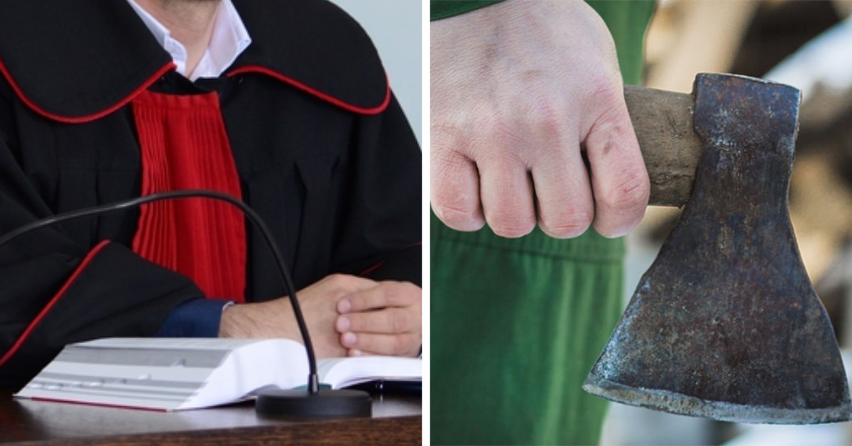 Gostyniński prokurator rzucił się na kobietę. Pijany groził jej siekierą