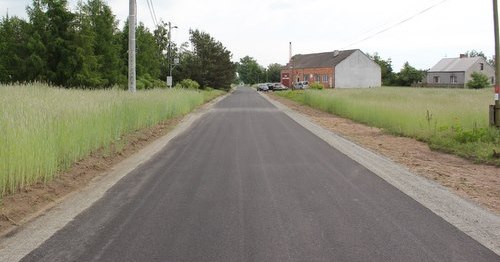 Dobra wiadomość - powstała nowa droga asfaltowa w Gminie Gostynin