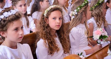 Komunia św. W Parafii Miłosierdzia B...