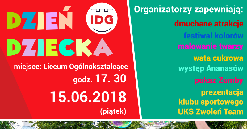 To już dziś. Dzień Dziecka z Inicjatywą dla Gostynina