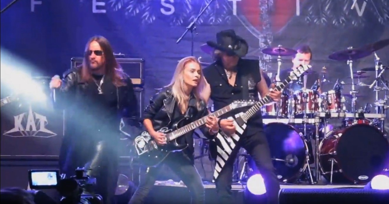 Ada Kaczanowska zagrała na jednej scenie z legendą heavy metalu [VIDEO]