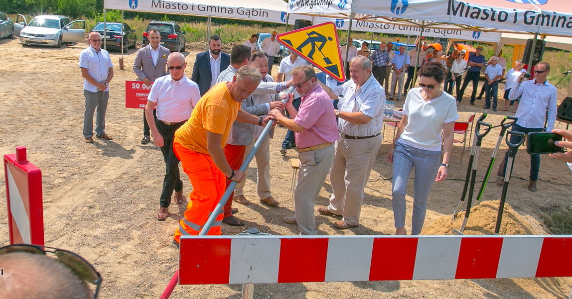 Znak wbity. Ruszyła budowa obwodnicy Gąbina [ZDJĘCIA]