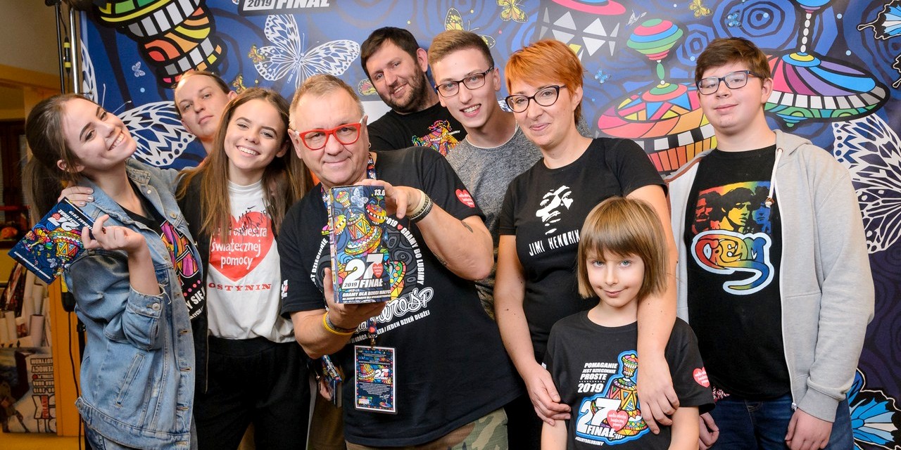 Gostyniński sztab WOŚPu u Jurka Owsiaka! „Pozdrawiam Gostynin” [ZDJĘCIA+VIDEO]