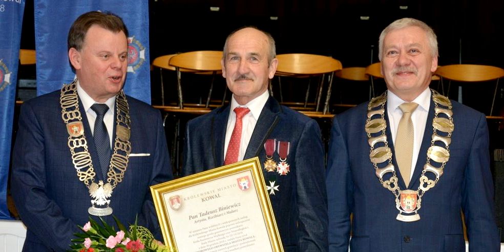 Niezwykłe wyróżnienie. Tadeusz Biniewicz otrzymał tytuł Honorowego Obywatela Miasta Kowala [ZDJĘCIA]