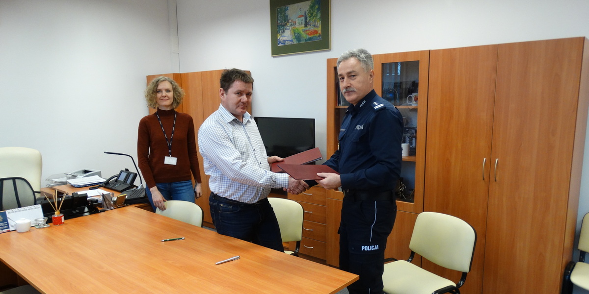Komendant podpisał porozumienie o współpracy ze związkowcami Policji
