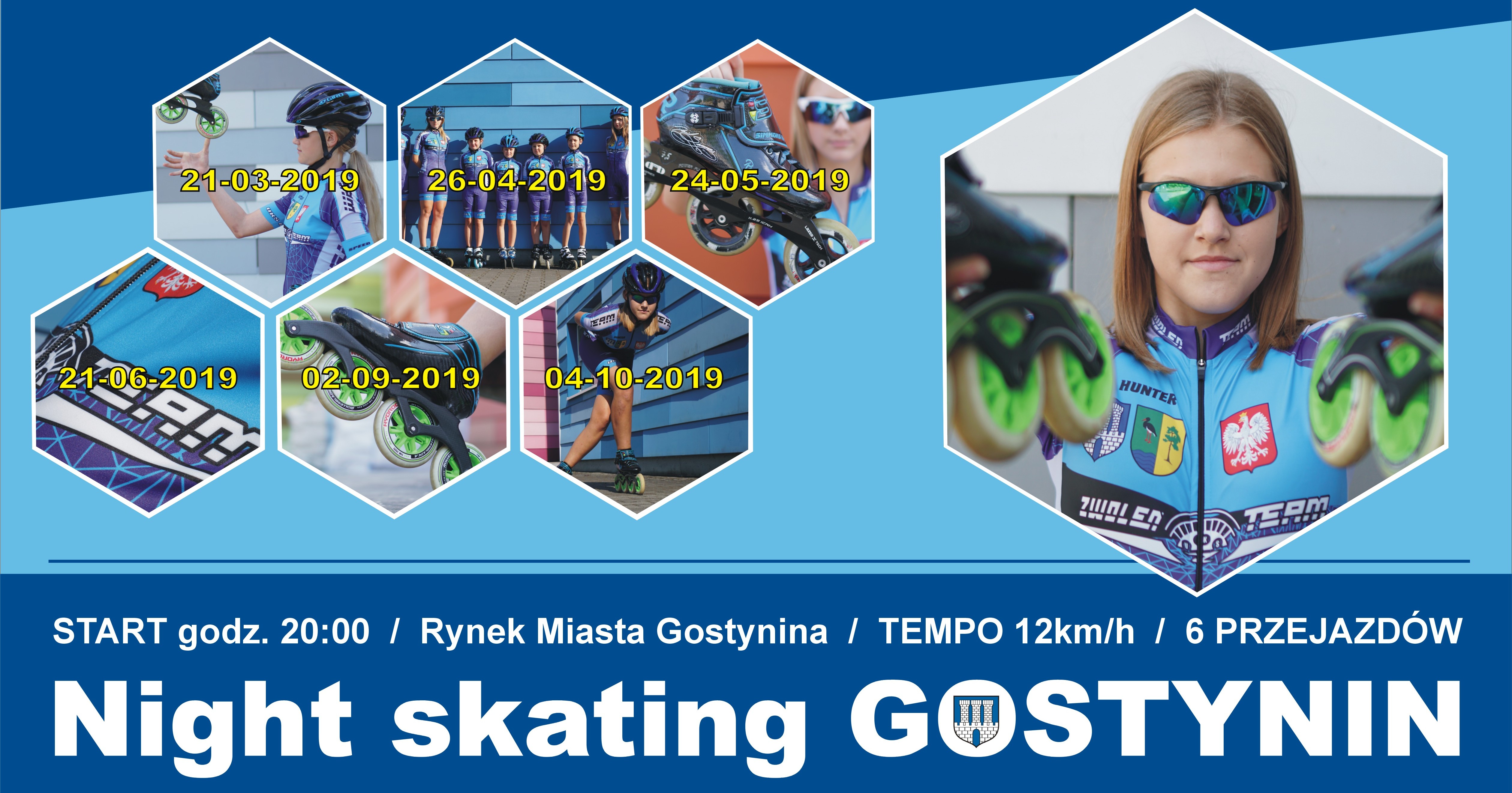 Tego jeszcze nie było! Roller Night Skating w Gostyninie już 21 marca