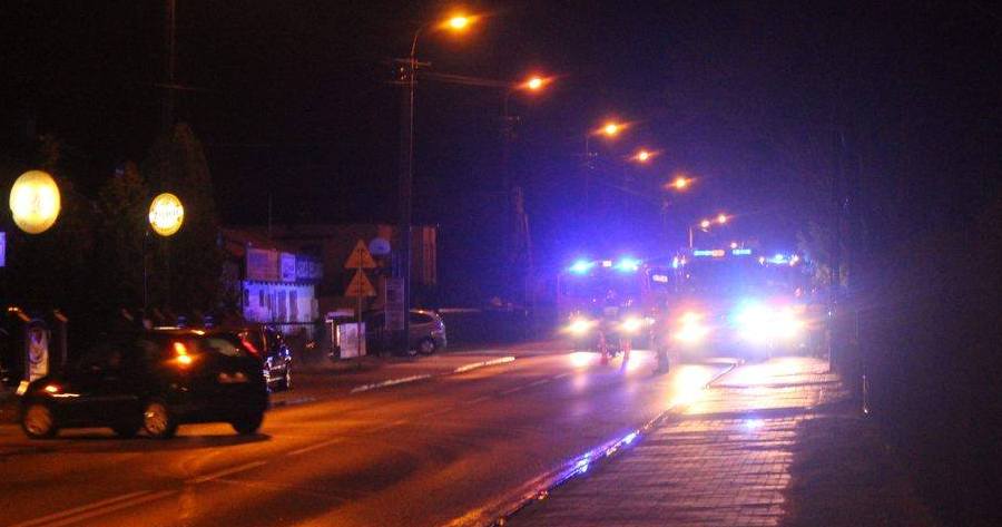 Pożar pustostanu przy ul. 18 Stycznia