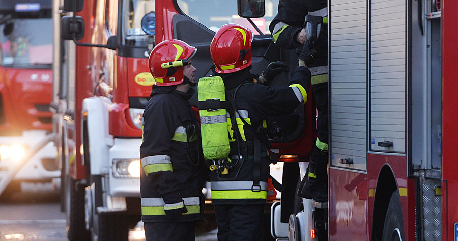 Pożar w bloku w Gorzewie-Kruku. Ewakuowano mieszkańców
