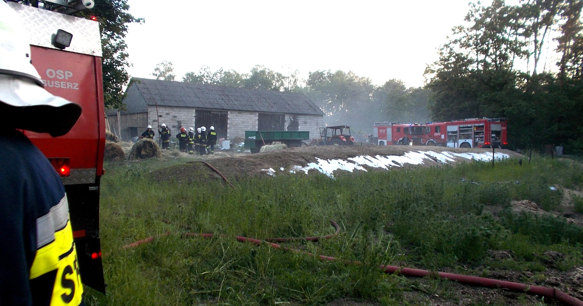 Dwa pożary w gminie Pacyna [ZDJĘCIA]