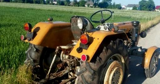 Dwuletnie dziecko wpadło pod koła ciągnika. Jest w ciężkim stanie