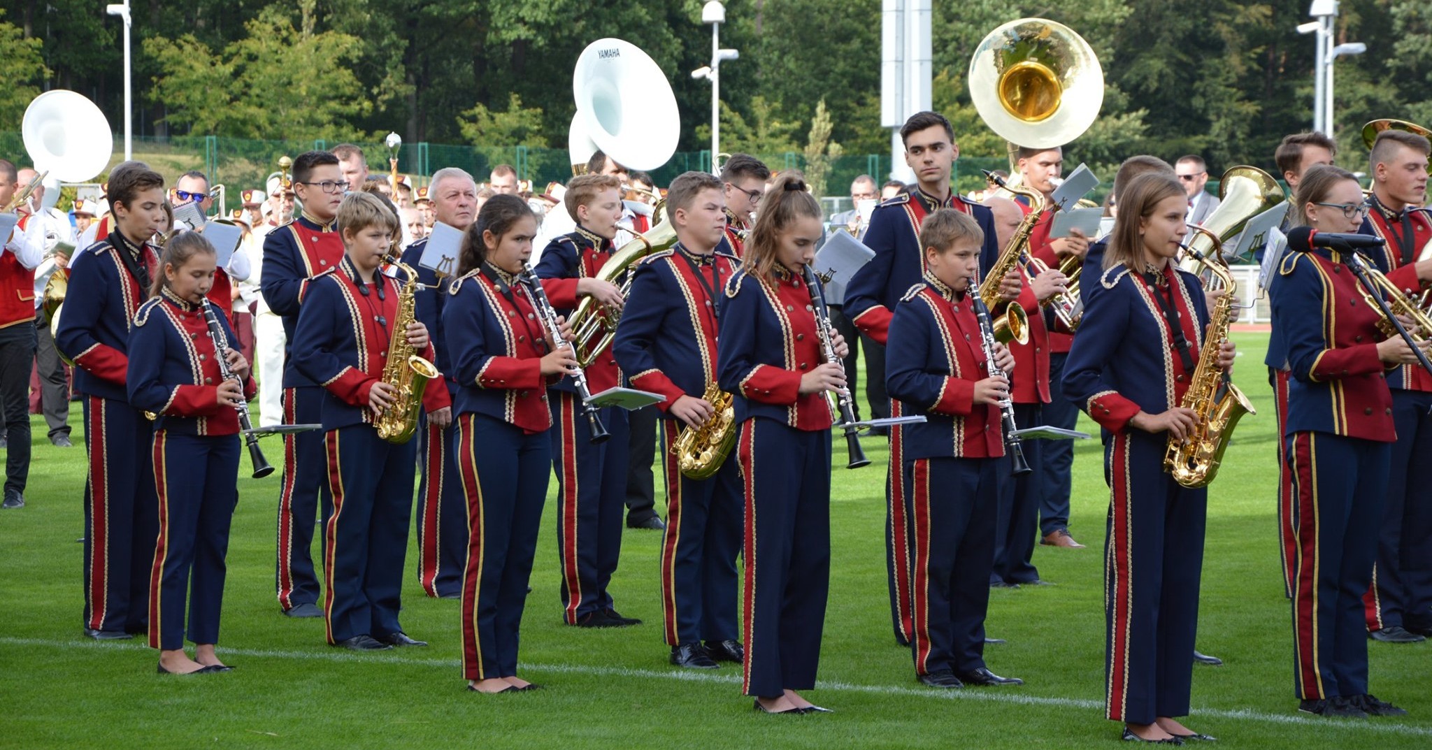 Miejska Orkiestra Dęta z Gostynina i Mażoretki na międzynarodowym festiwalu w Puławach [ZDJĘCIA]