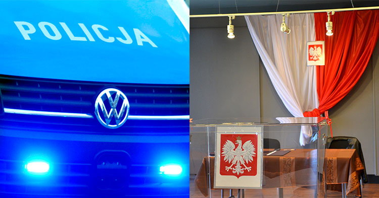 Policja zadba o bezpieczeństwo obwodowych komisji wyborczych