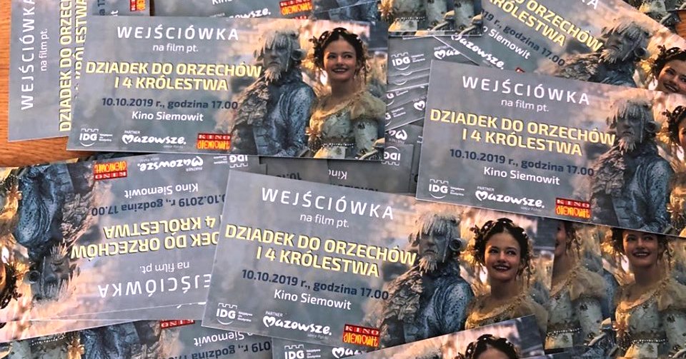 Bezpłatny seans filmowy w kinie Siemowit. Odbierz wejściówkę