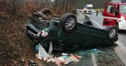 Jeden dzień, jedno miejsce, dwa dachowania pojazdów [ZDJĘCIA]