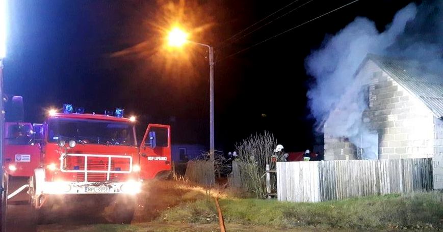 Tragedia w Lipiankach. W pożarze zginął mężczyzna [ZDJĘCIA]