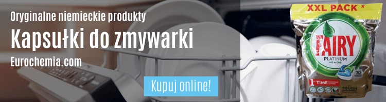 Kapsułki do zmywarki