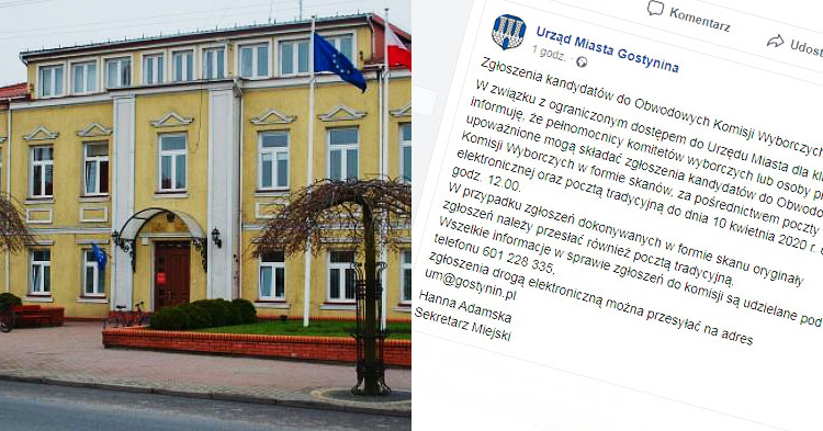 Sekretarz Miejski Hanna Adamska informuje o zgłaszaniu kandydatów do Komisji Wyborczych