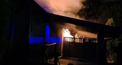 Pożar Domku Letniskowego ...