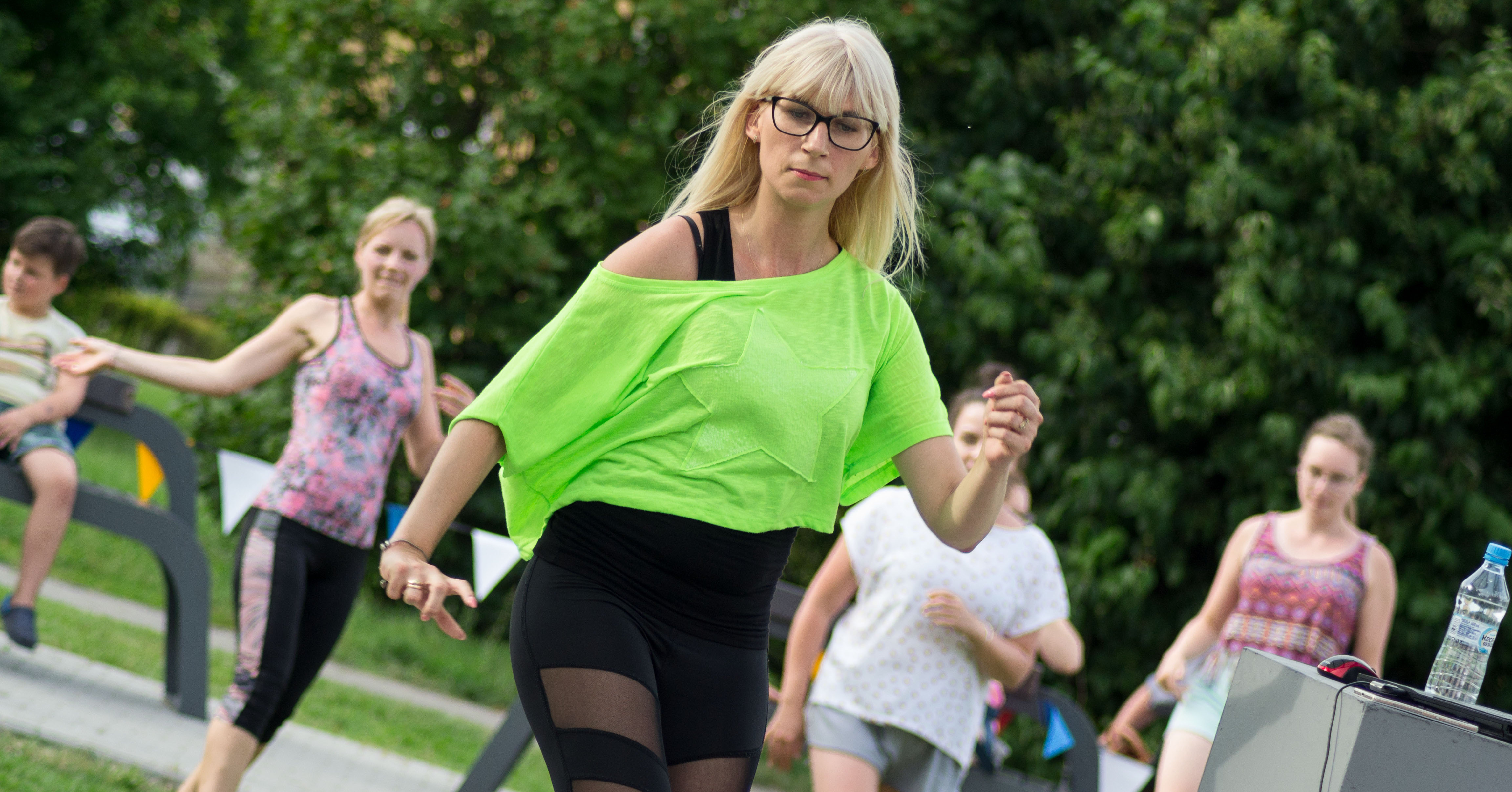 Zatańczyli gorącą zumbę z Dorotą Sobiecką [ZDJĘCIA]