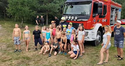 Wizyta Strażaków W Obozie H...