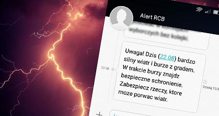 Burze Z Gradem. Alert Rcb...