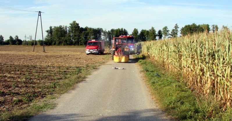 Tragiczny wypadek z udziałem traktorzysty