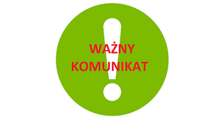 Pilny komunikat