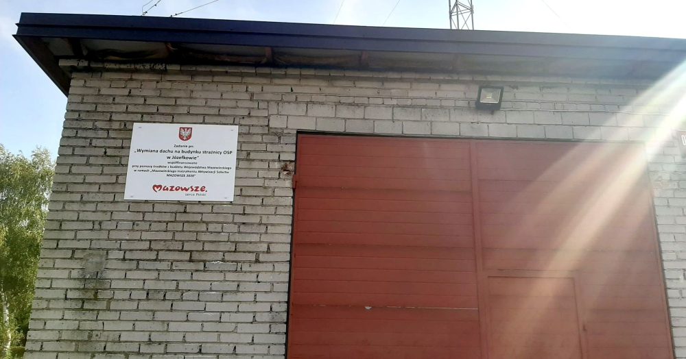 Wymiana dachu na budynku strażnicy OSP w Józefkowie [ZDJĘCIA]