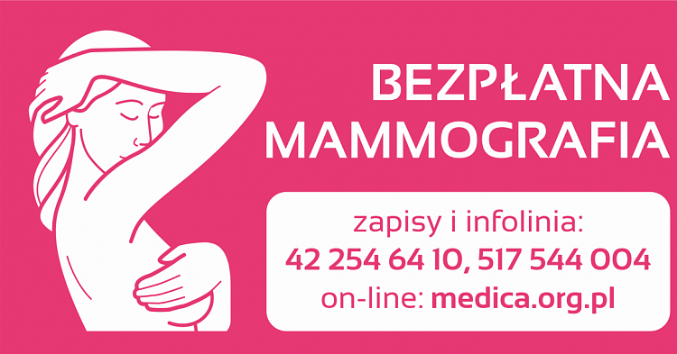 Bezpłatne badania mammograficzne