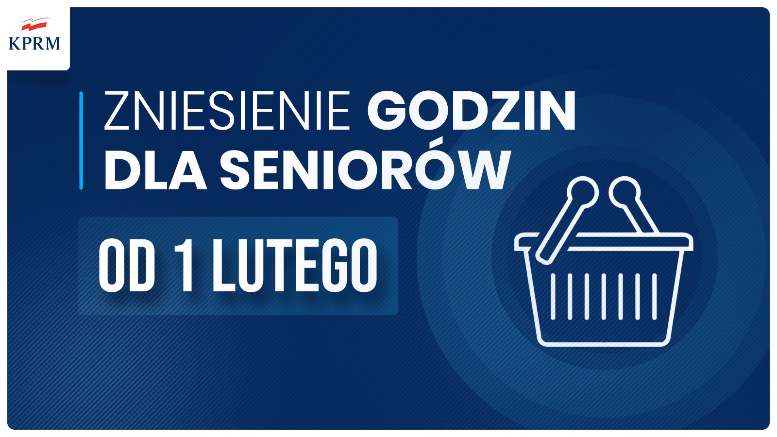 Koniec "Godzin dla seniorów". Co z pozostałymi obostrzeniami od 1 lutego?