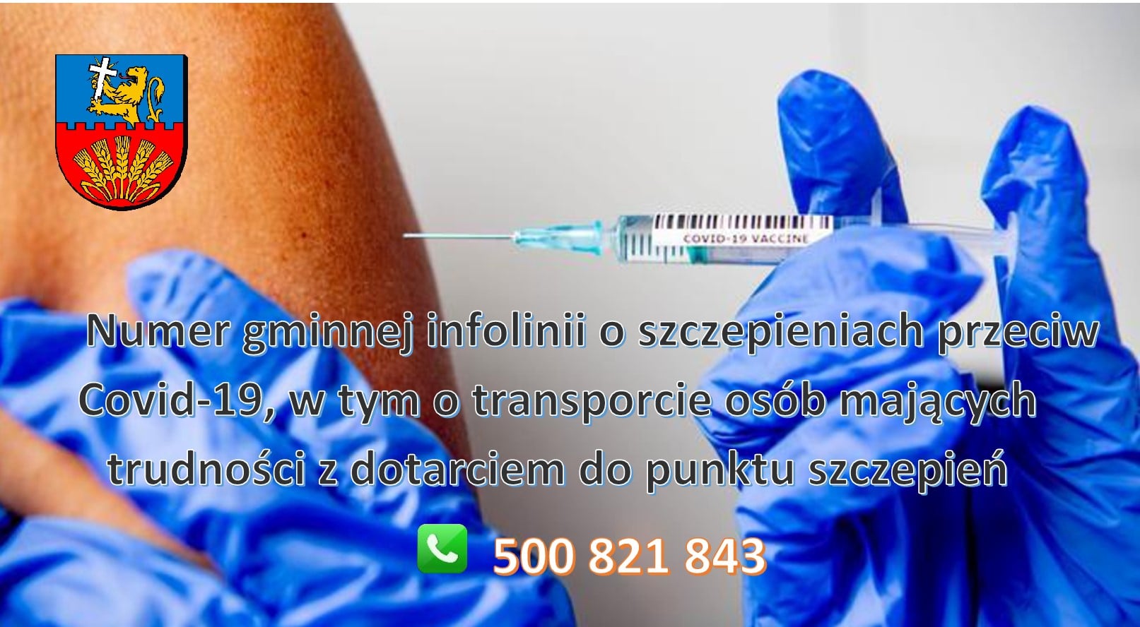 Bezpłatny transport do punktów szczepień