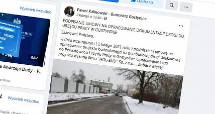 Burmistrz Kalinowski Poinformował ...