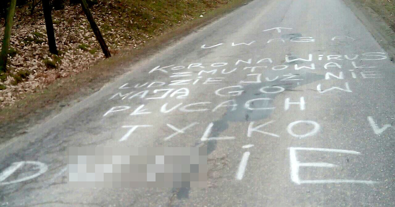 Oryginalne „przesłanie” o mutacjach koronawirusa w drodze do... szpitala