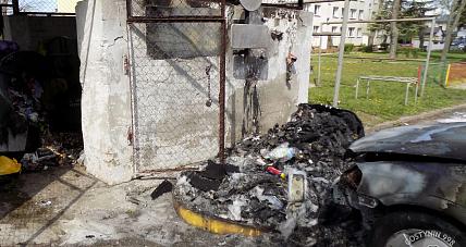 Pożar Altany śmietnikowej P...