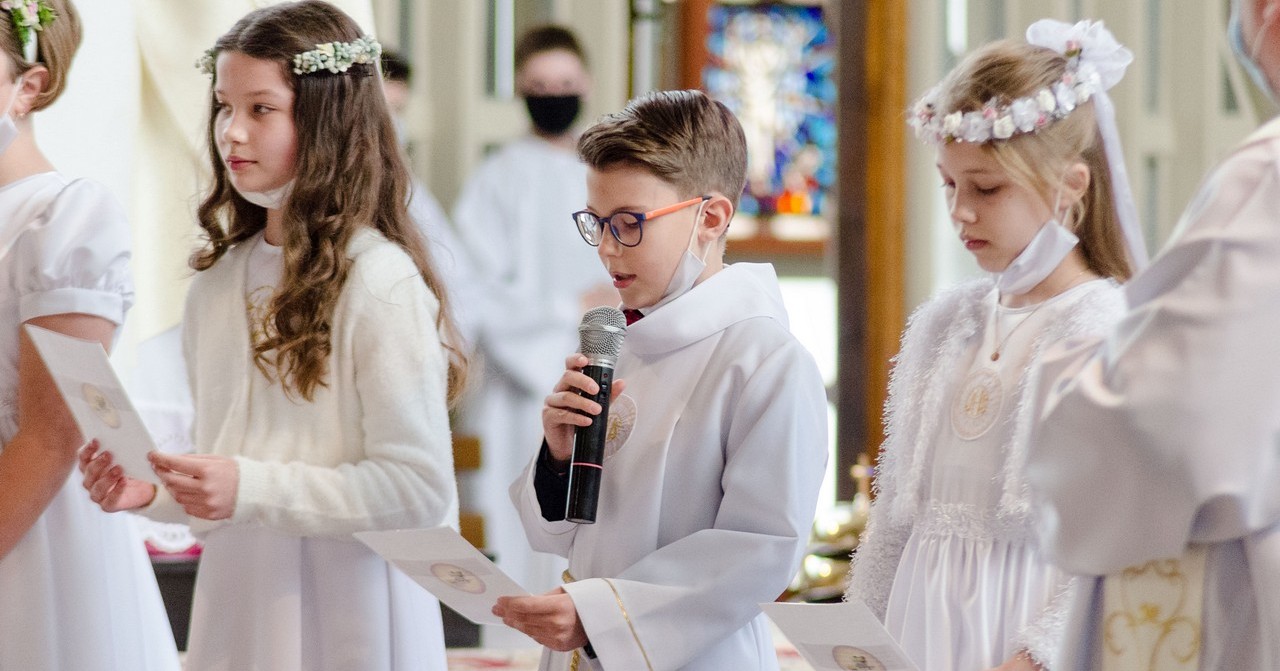 I Komunia św. w parafii św. Marcina 2021 [ZDJĘCIA]