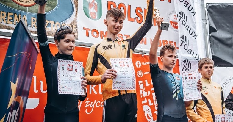 Wiktor Sobiecki z UKS „ZWOLEŃ-TEAM” zdobył 2 medale na torowych Mistrzostwach Polski [ZDJĘCIA]