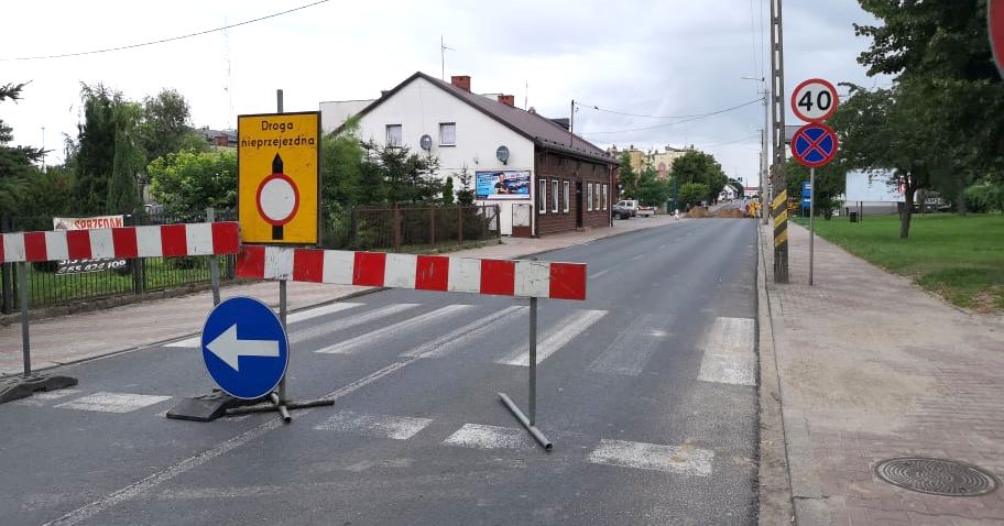 Utrudnienia w ruchu przy ulicy Kościuszki [ZDJĘCIA]