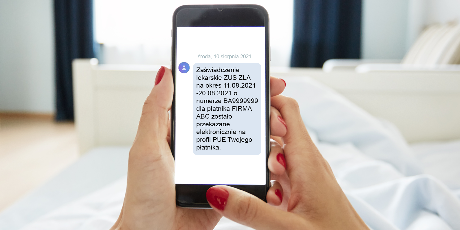 Chcesz mieć dane zwolnienia lekarskiego pod ręką? Włącz SMS od ZUS