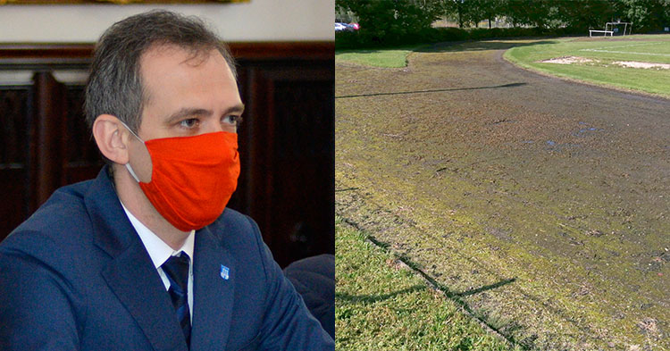 Porażka goni porażkę. Spytaliśmy Burmistrza o składane wnioski o dofinansowanie modernizacji bieżni na stadionie