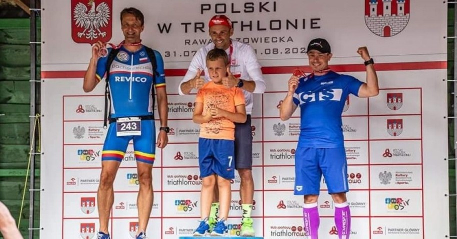 Andrzej Piętka wywalczył srebrny medal Mistrzostw Polski w triathlonie!