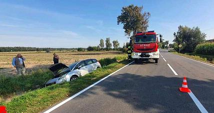 Czyżew. Auto Wjechało Do R...