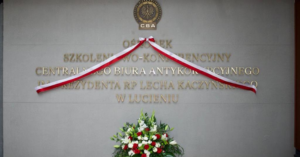 Ośrodkowi Szkoleniowo-Konferencyjnemu CBA w Lucieniu nadano imię Prezydenta RP Lecha Kaczyńskiego