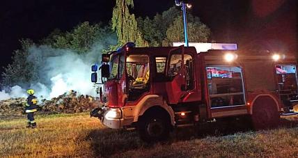 Wieczorny Pożar W Gm. Sanniki. ...