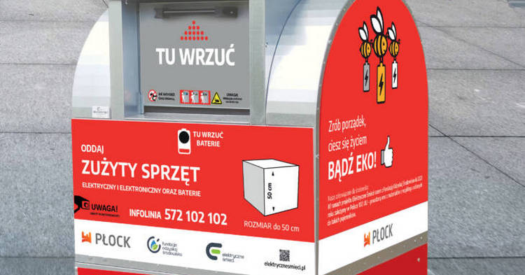W Płocku staną pojemniki na zużyty sprzęt elektryczny i elektroniczny. Kiedy w Gostyninie?